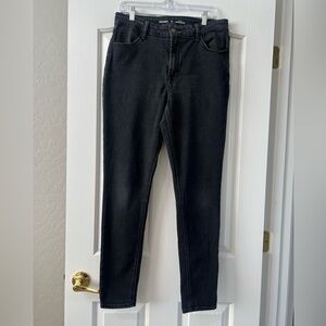 Old Navy Washed Out Black Women's Skinny Jeans High Rise Súper Skinny